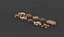 Conjunto de mesa de jantar 03 modelo 3D