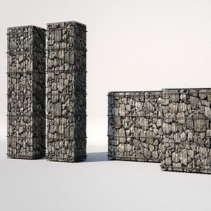 gabion architecture design 3D