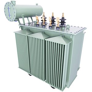 3D transformer oil immersed