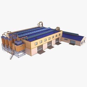3D industrial building 08