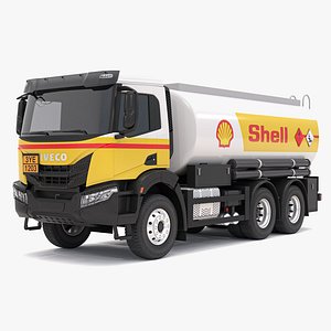 Iveco T-WAY 2021 Shell Fuel Tanker 3D model