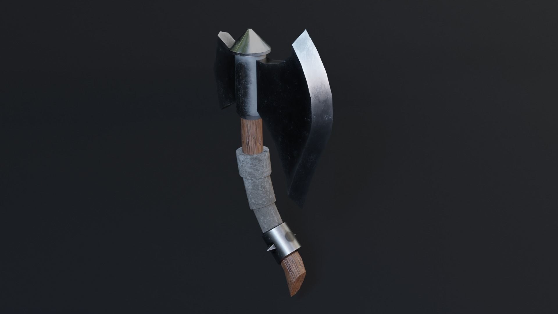 3D Ax Game Ready Low Poly PBR 3D Model - TurboSquid 2182778