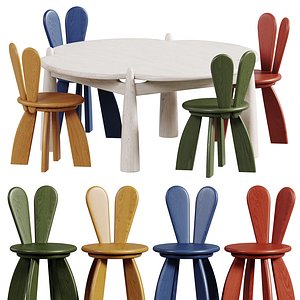 3D Kids Furniture Set