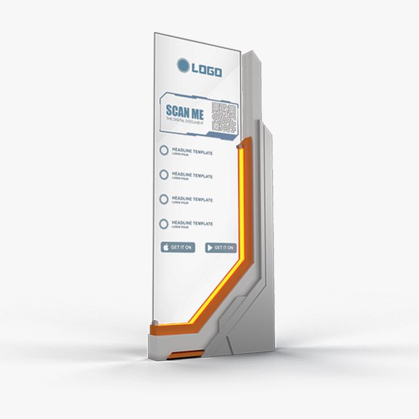 modelo 3d SIGNAGE STAND 07 - TurboSquid 2012601