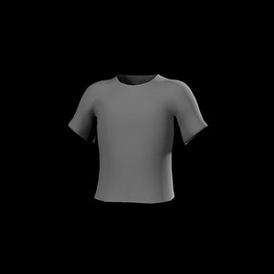 3d shirt tee model