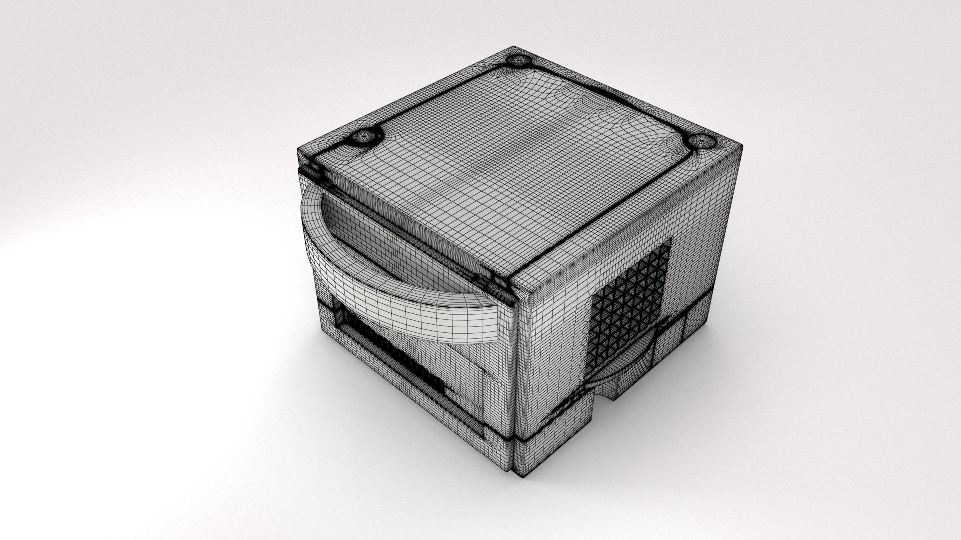 Gamecube Console 3D Model - TurboSquid 1988484