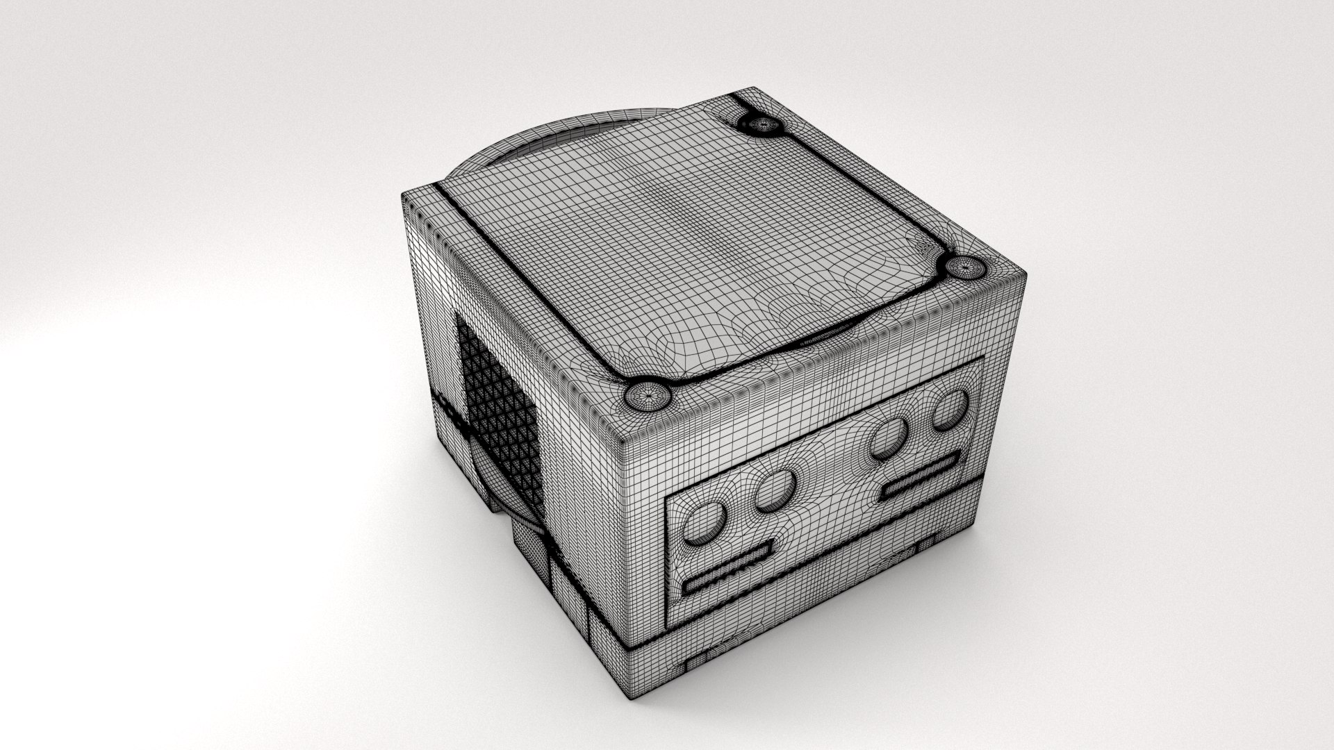 Gamecube Console 3D Model - TurboSquid 1988484