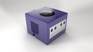 Gamecube Console 3D model