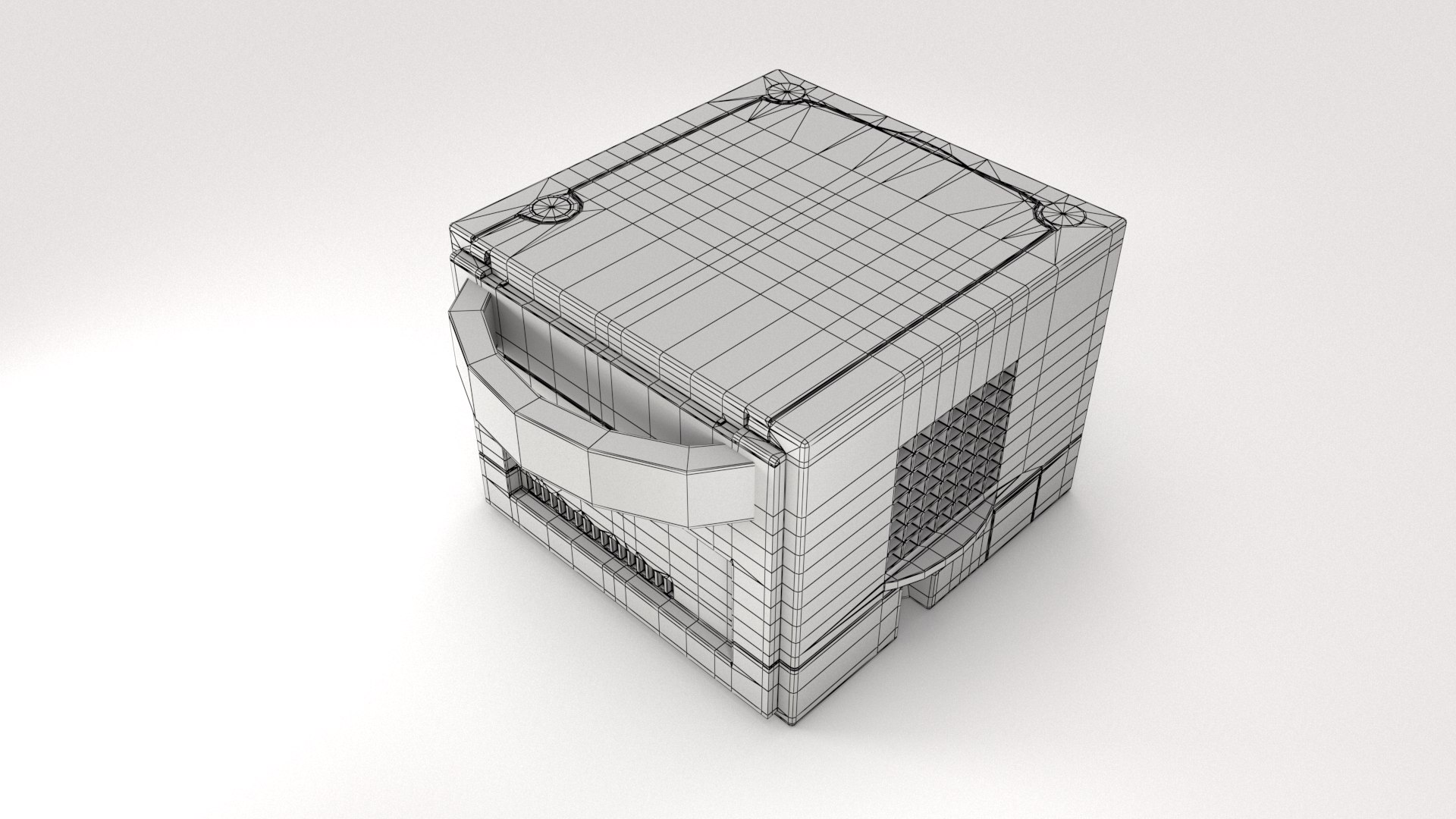 Gamecube Console 3D Model - TurboSquid 1988484