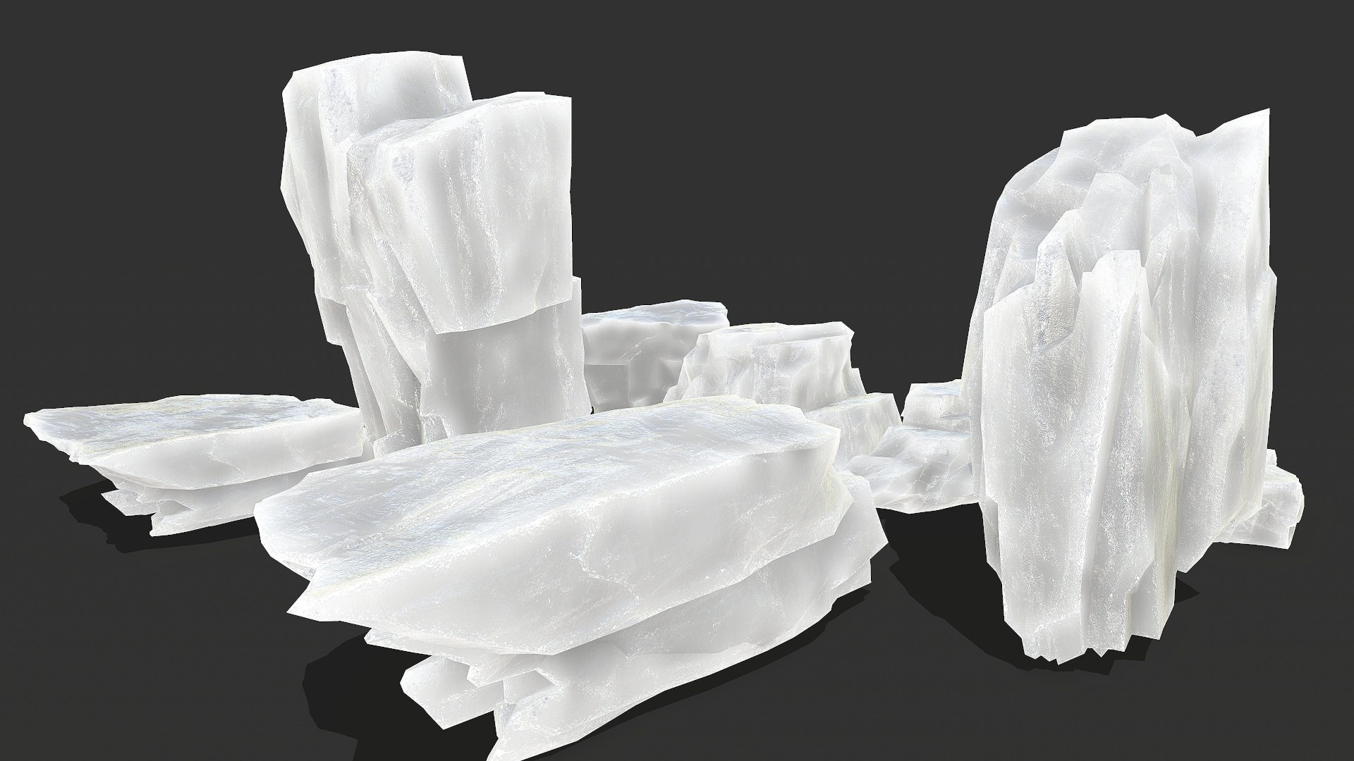 Ice rock 16 3D model - TurboSquid 2047308