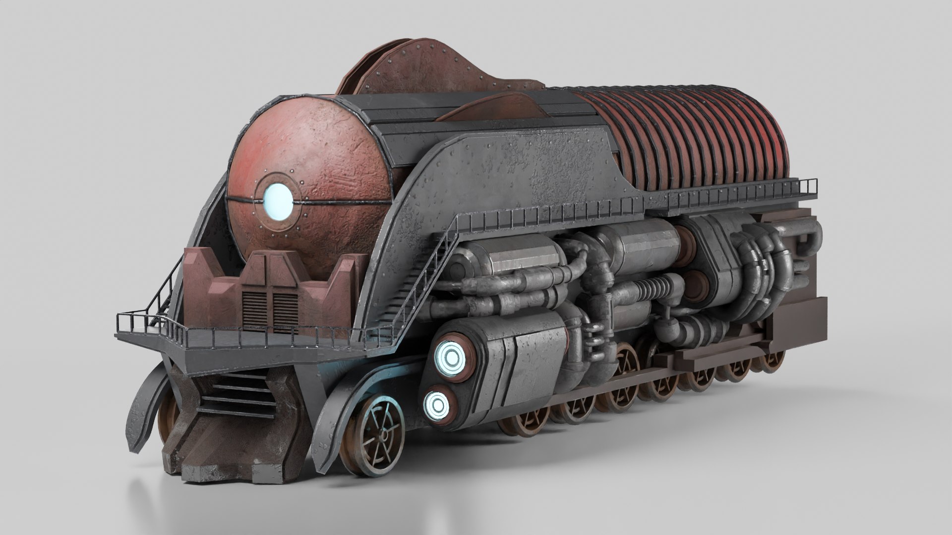 Create Mod 0.5.1 Rise & Shine  Futuristic Steampunk Train Bore