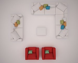seating group 3D