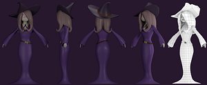3D sucy little witch