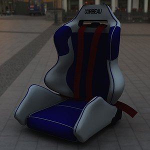 corbeau racing seat 3d model