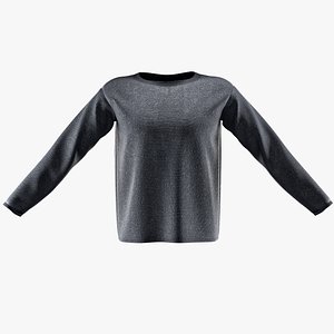 Crew neck long-sleeve T-shirts Male