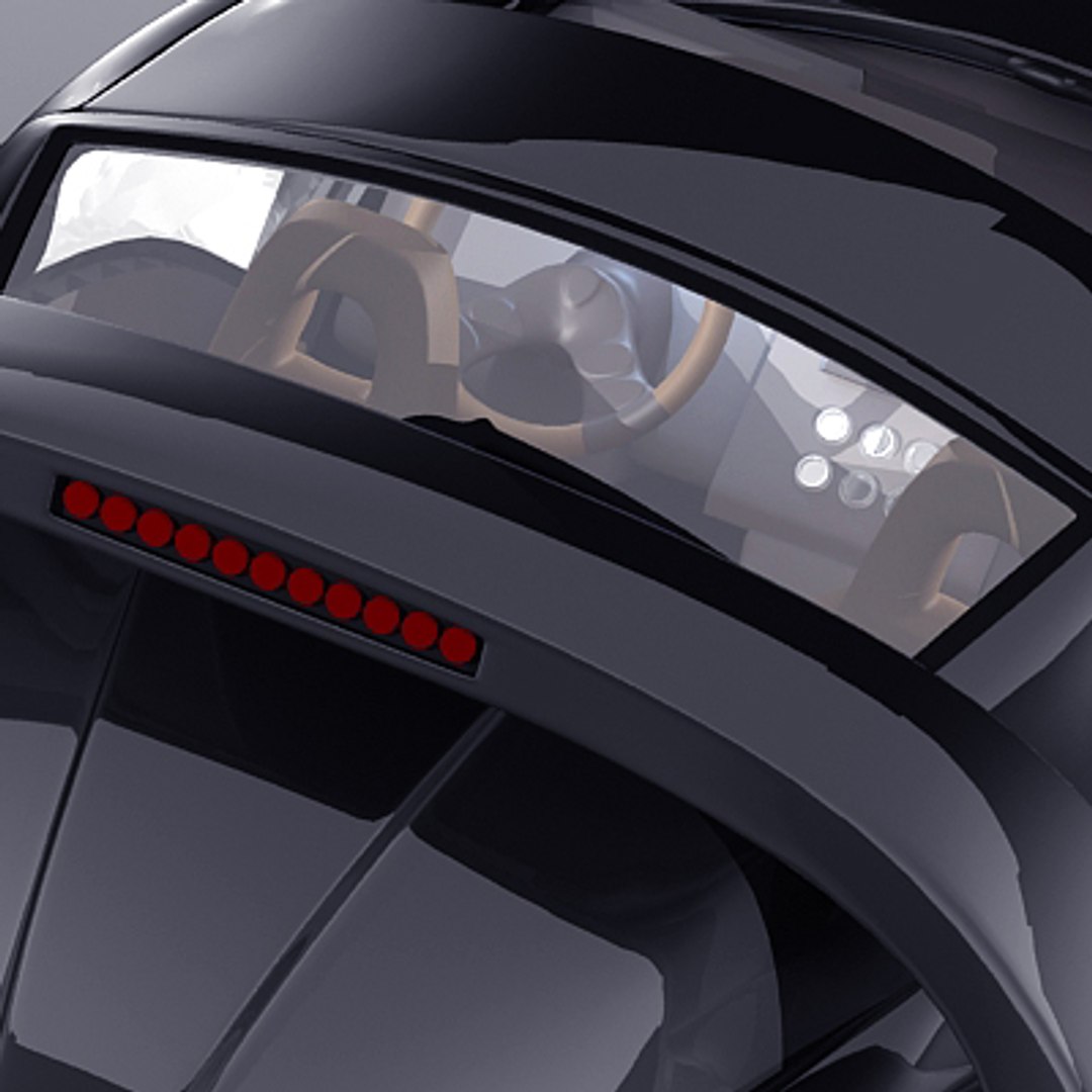 3d model uniqe concept car r
