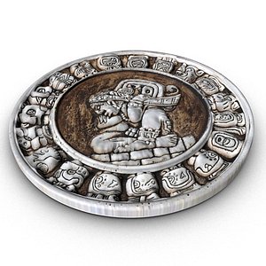 3D mayan zodiac circle model