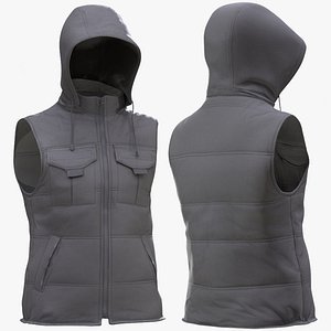 3D Vest 145 - All MH Bodies  UE5 Skeletons - Rigged model