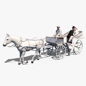 3D wedding carriage model