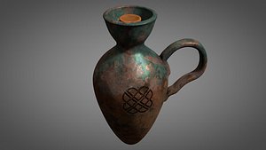 old bottle 3D