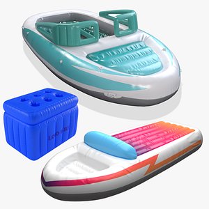 3D Inflatable Boats Pack