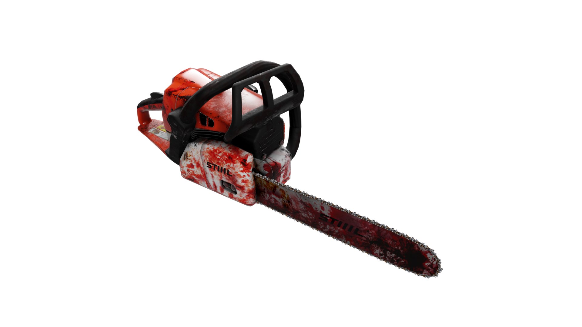 Chainsaw Stihl like - Gore Blood stained - horror game-ready Low-poly 3D model 3D model https://p.turbosquid.com/ts-thumb/sm/xzk5G8/cR/chainsaw_03/png/1738852648/1920x1080/fit_q87/8338abee5a08a0f4e4f9e7e43026933d27a17ec7/chainsaw_03.jpg