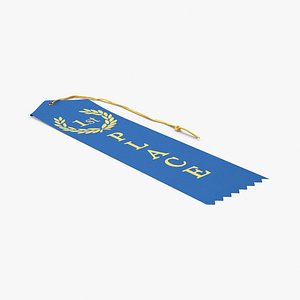 Prize Ribbon 02 1st Place Flat