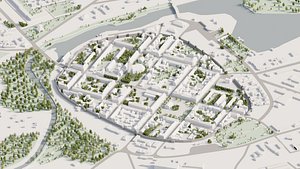 Medieval Town Mass Model Germany