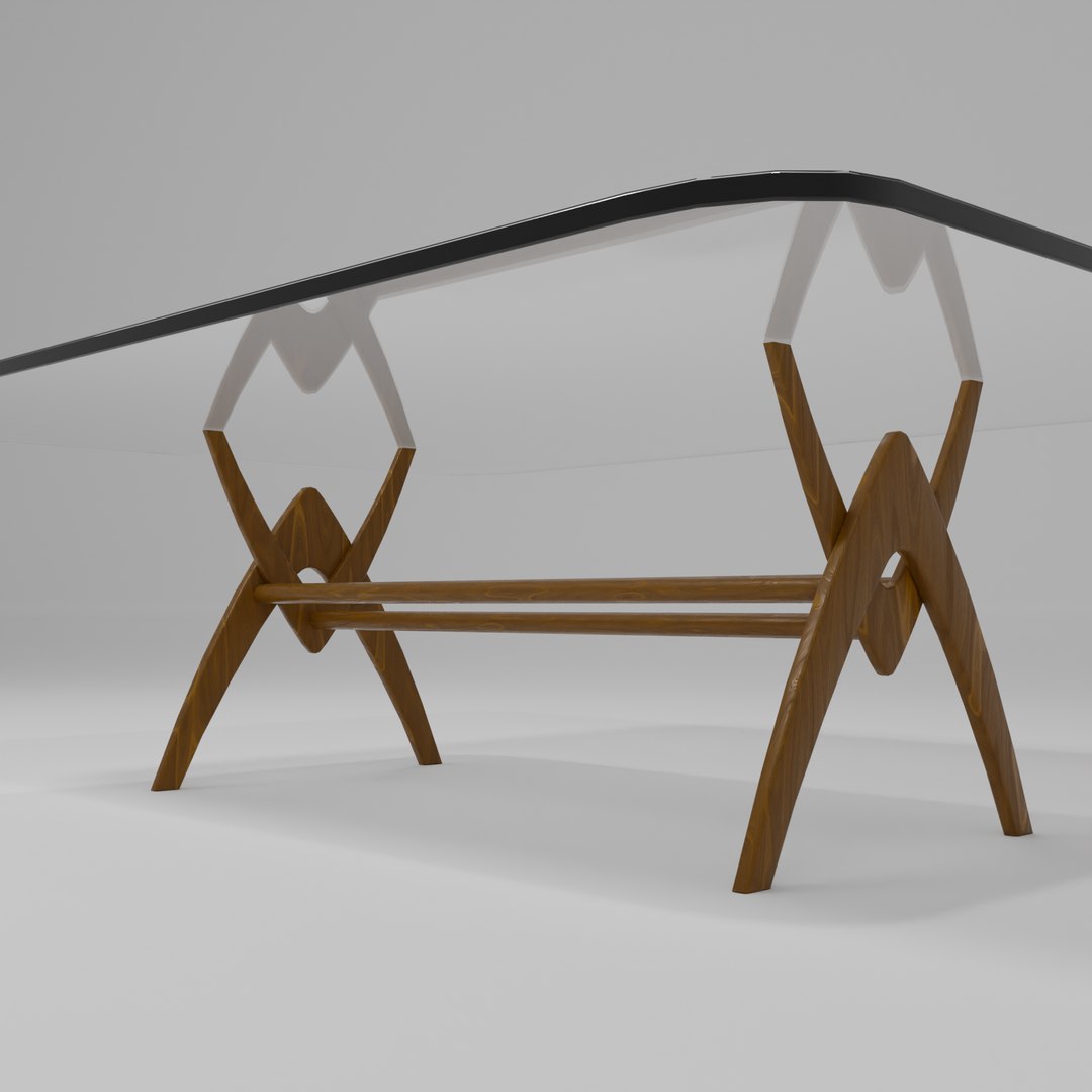 Modern Glass Table Model - TurboSquid 2093323