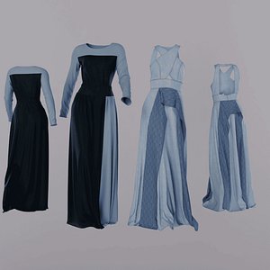 Maxi dress model