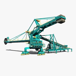 stacker reclaimer 3d max