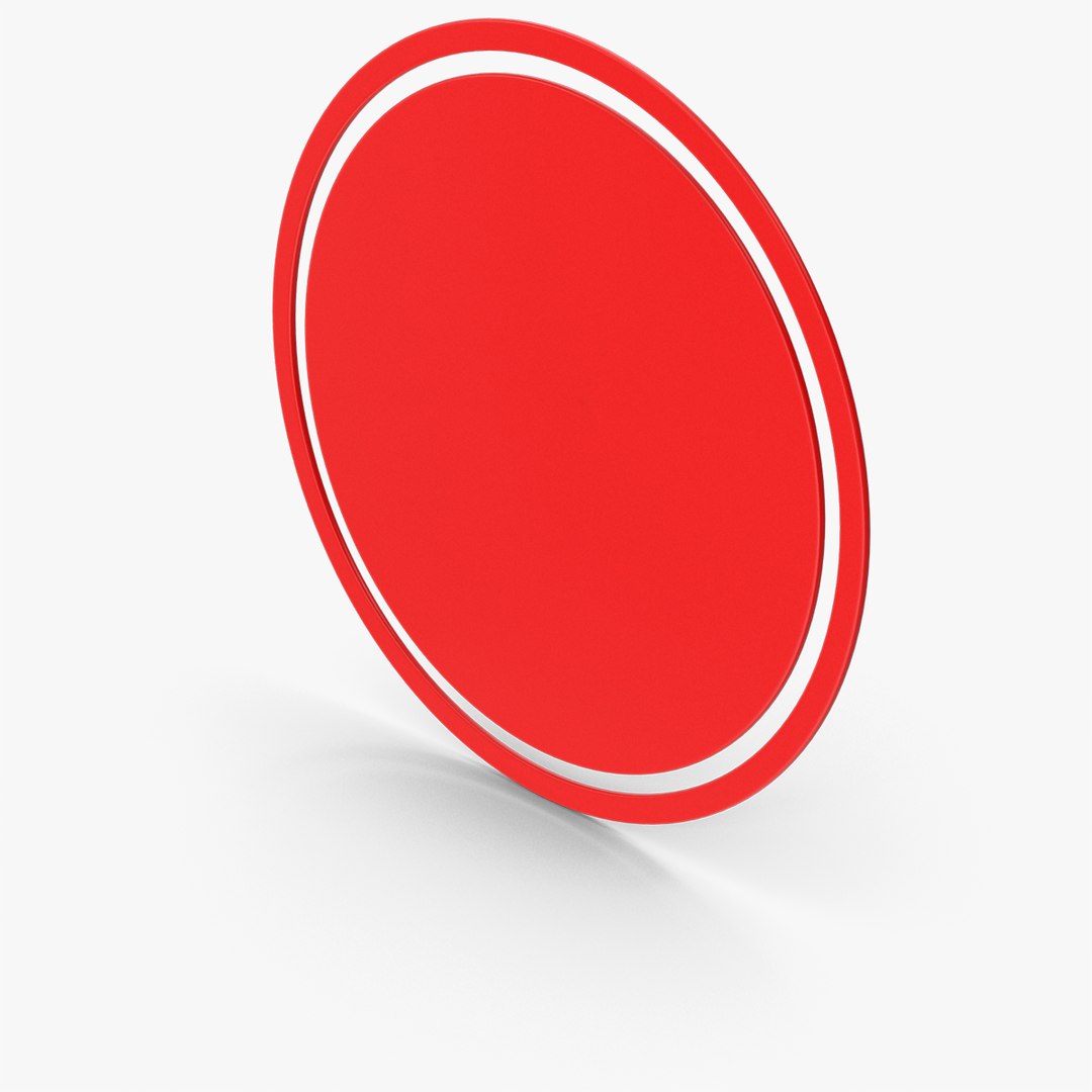 Red Round Label Modelo 3D - TurboSquid 2035548