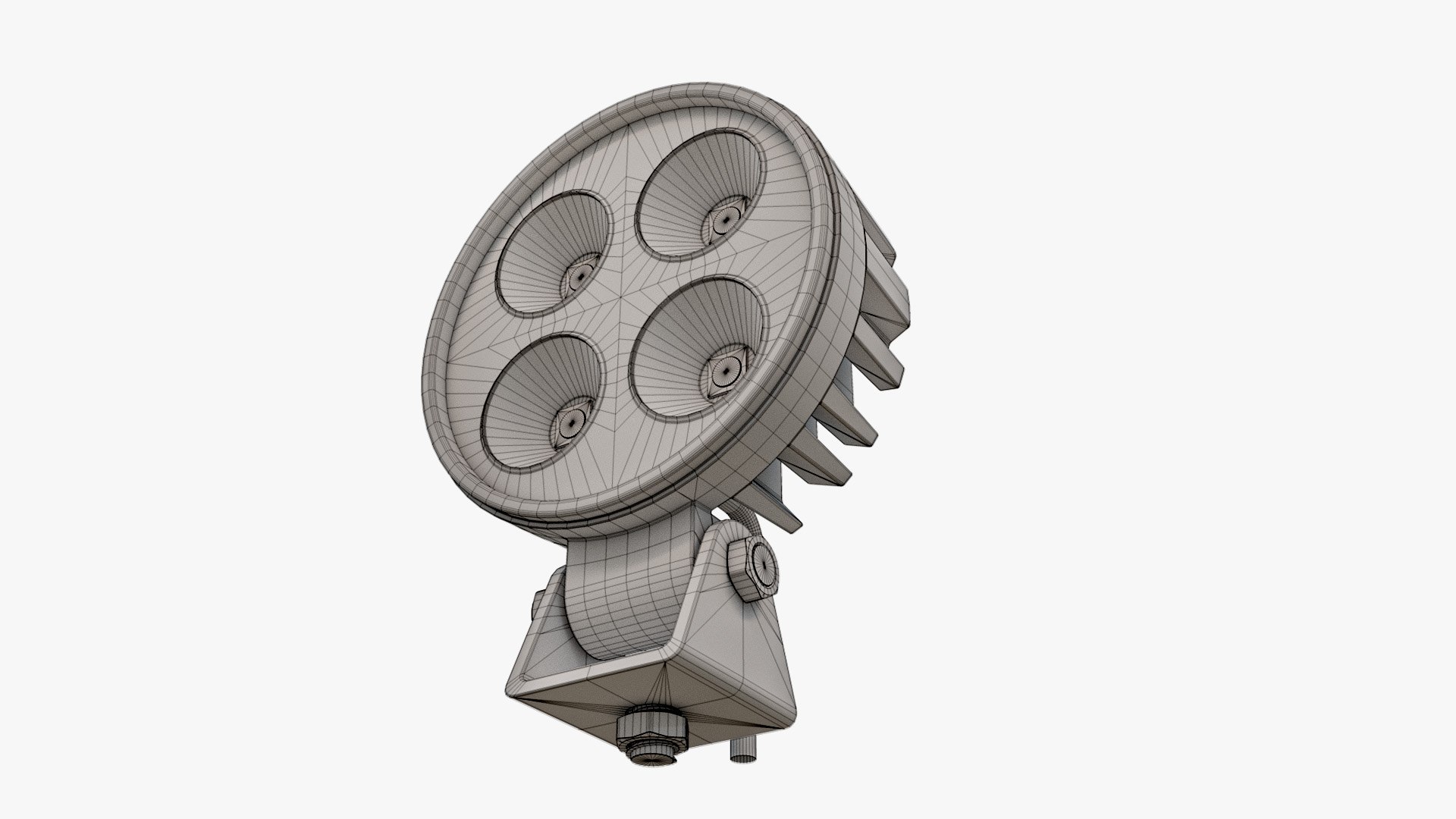 3D Circular LED Light Bar V2 - TurboSquid 2147190