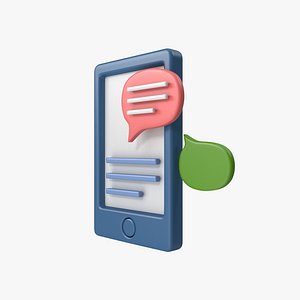 3D Phone Cartoon model