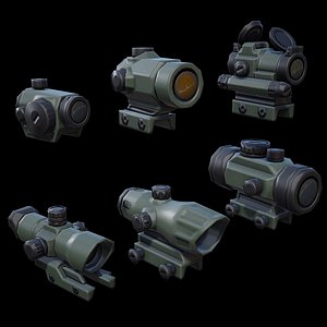 SCOPE PACK 01 GREEN 3D