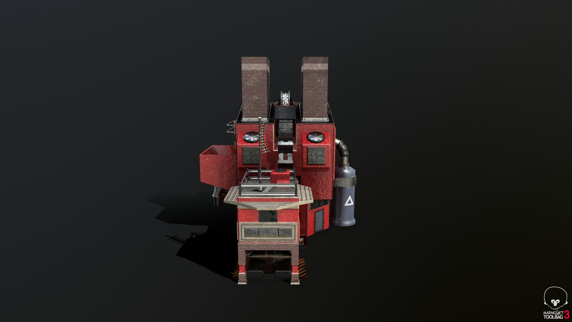 3D Ore Refinery Model - TurboSquid 2401788
