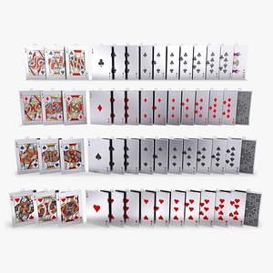 Playing Card Pendants Set