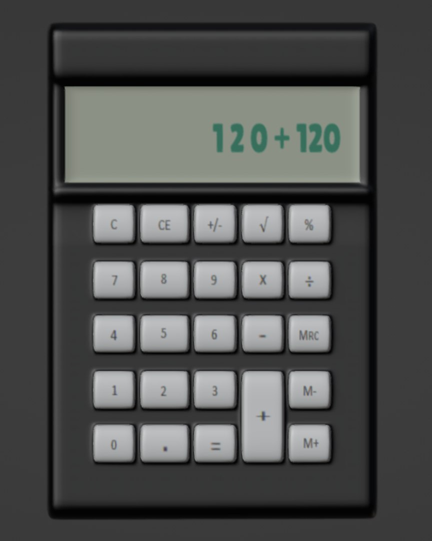 3D Model Calculator - TurboSquid 2142113