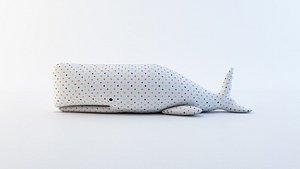 Plush Whale 3D model