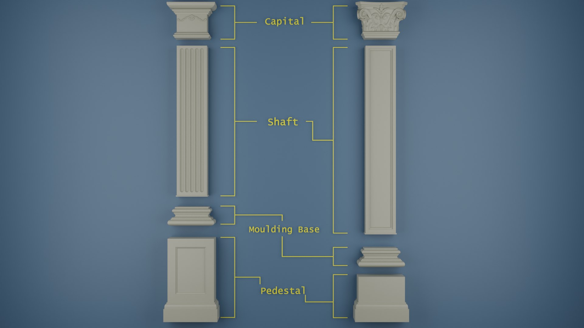 3D Decorative pilasters https://p.turbosquid.com/ts-thumb/sn/K4aDGu/TZ/separate6/png/1729051714/1920x1080/fit_q87/8d12c80843cb8d05a6fca3cc1c6c4e8059559860/separate6.jpg