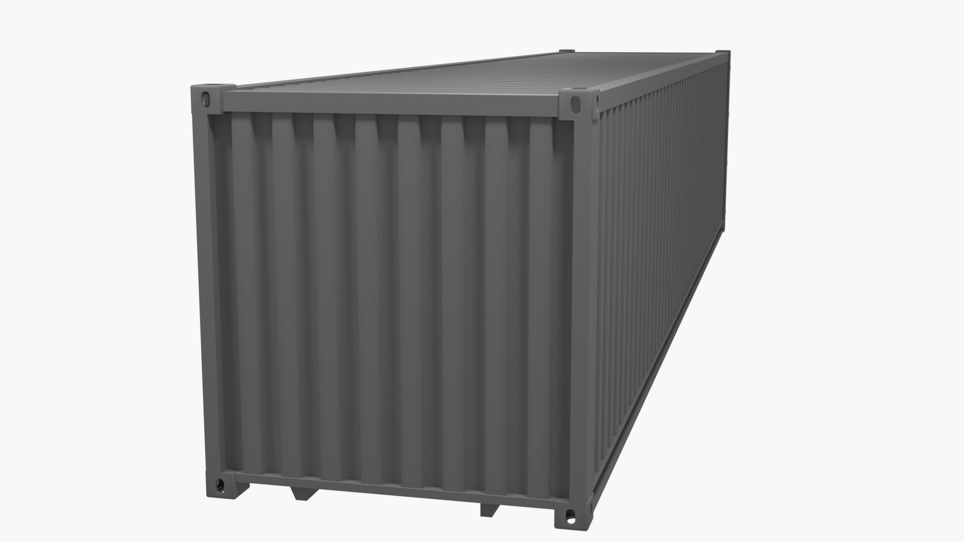 Container 40ft Dry Van 3D - TurboSquid 2033015
