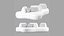 Roche Bobois bombom 5-seat armless sofa