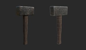 games blacksmith hammer medieval 3D