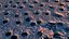 Furos de concreto no solo de cascalho 01 - varredura do modelo de fotogrametria 3D da superfície do solo de concreto com furos