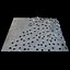 Furos de concreto no solo de cascalho 01 - varredura do modelo de fotogrametria 3D da superfície do solo de concreto com furos
