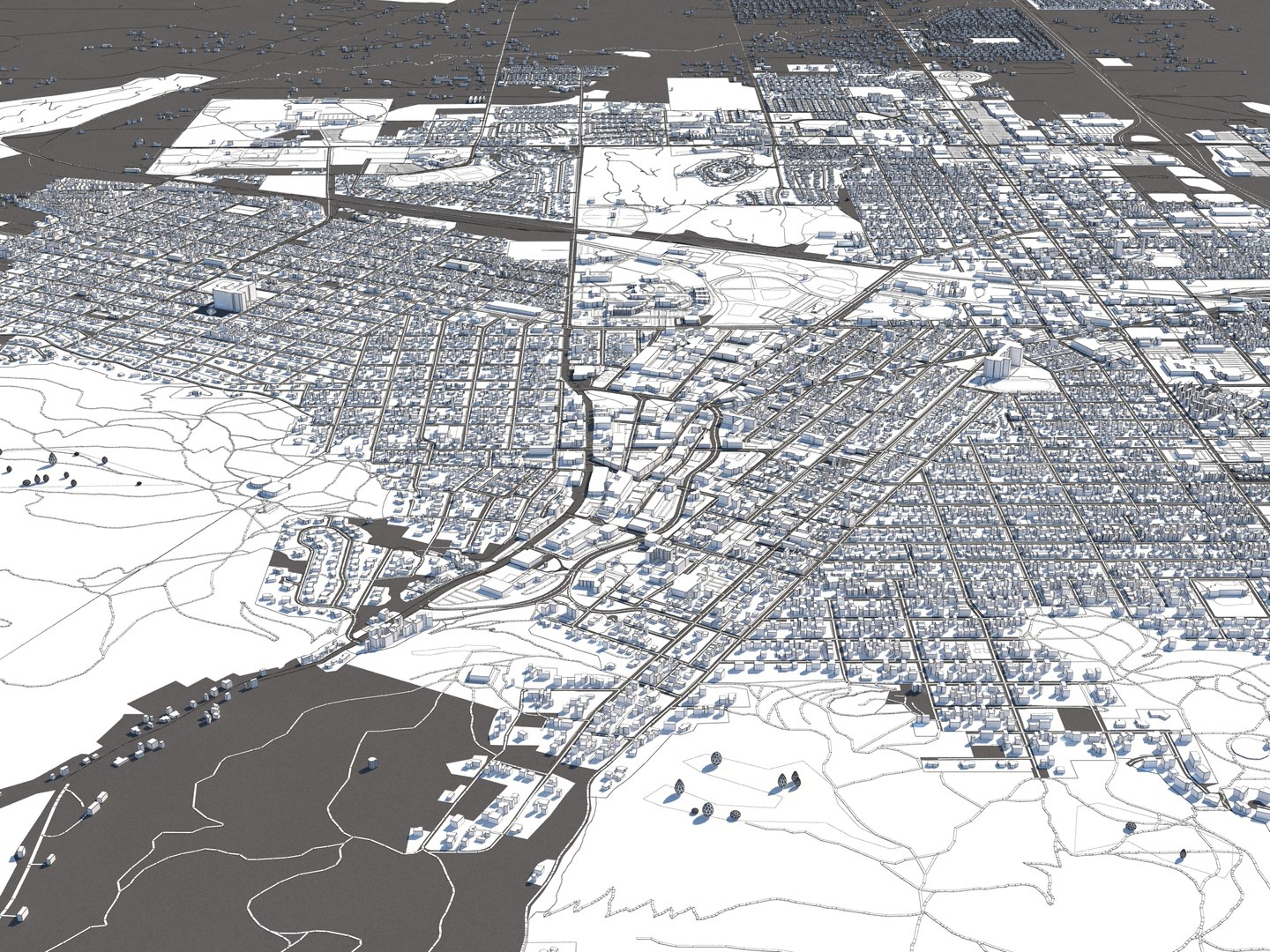 3D Buildings Houses Maps - TurboSquid 1614436