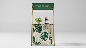 Branded Product Display Booth 3D model