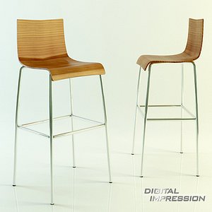 3d model of place chair