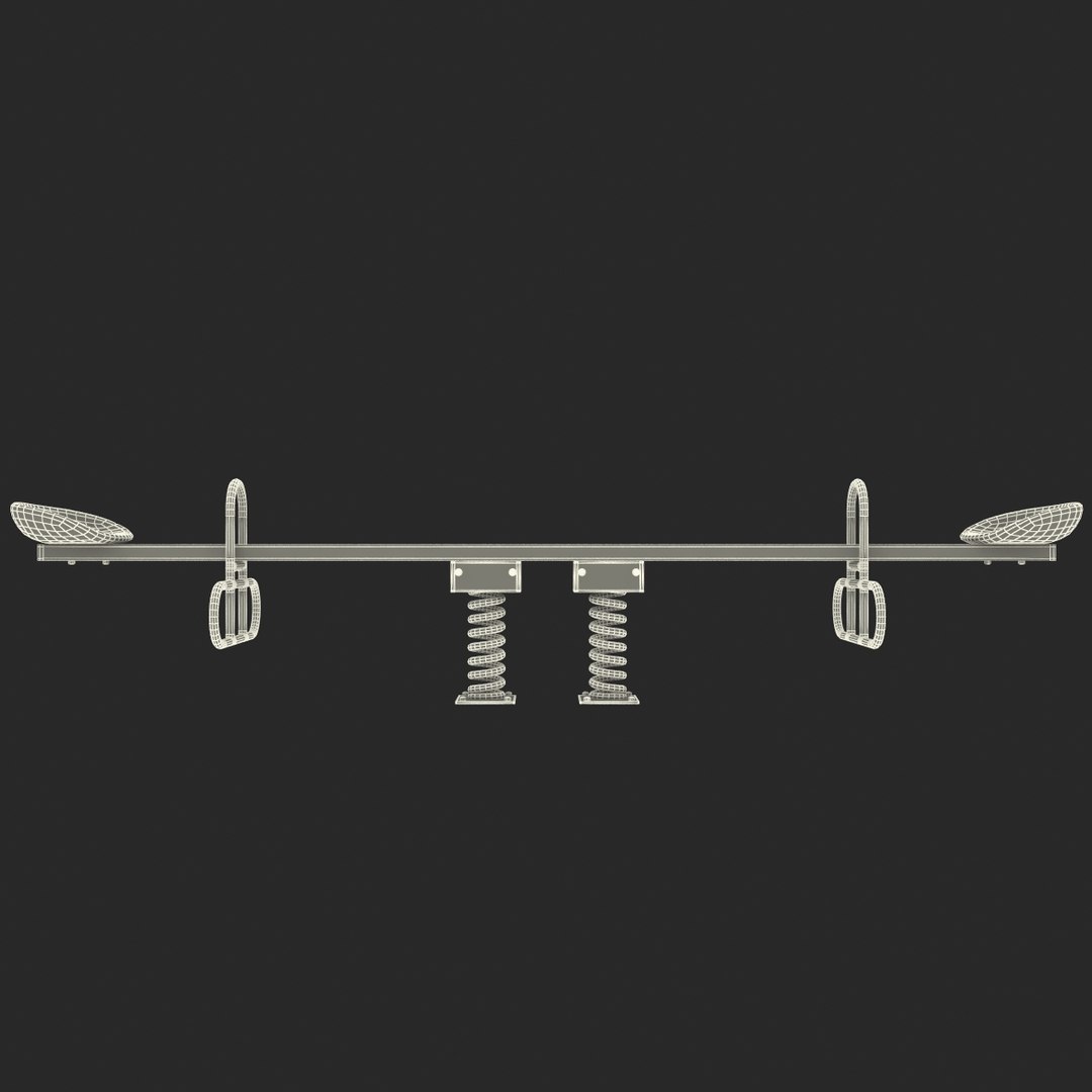 3d model teeter totter
