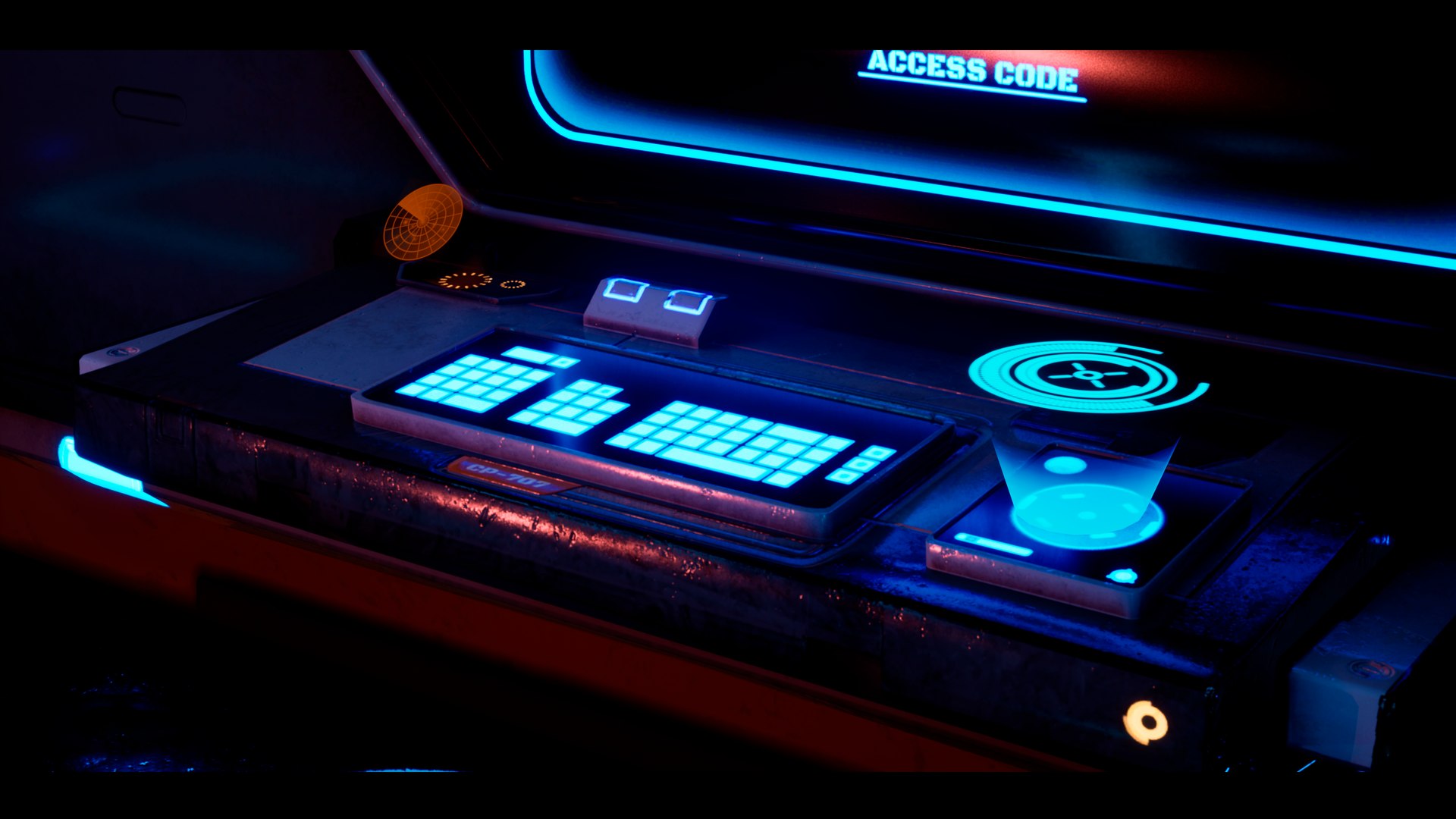 3D Model Sci Fi Control Room - TurboSquid 2104800